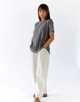 Lucia Striped Tie Waist Pants