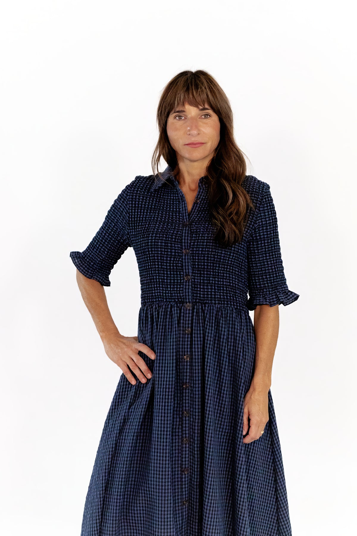 Kadia Gingham Dress