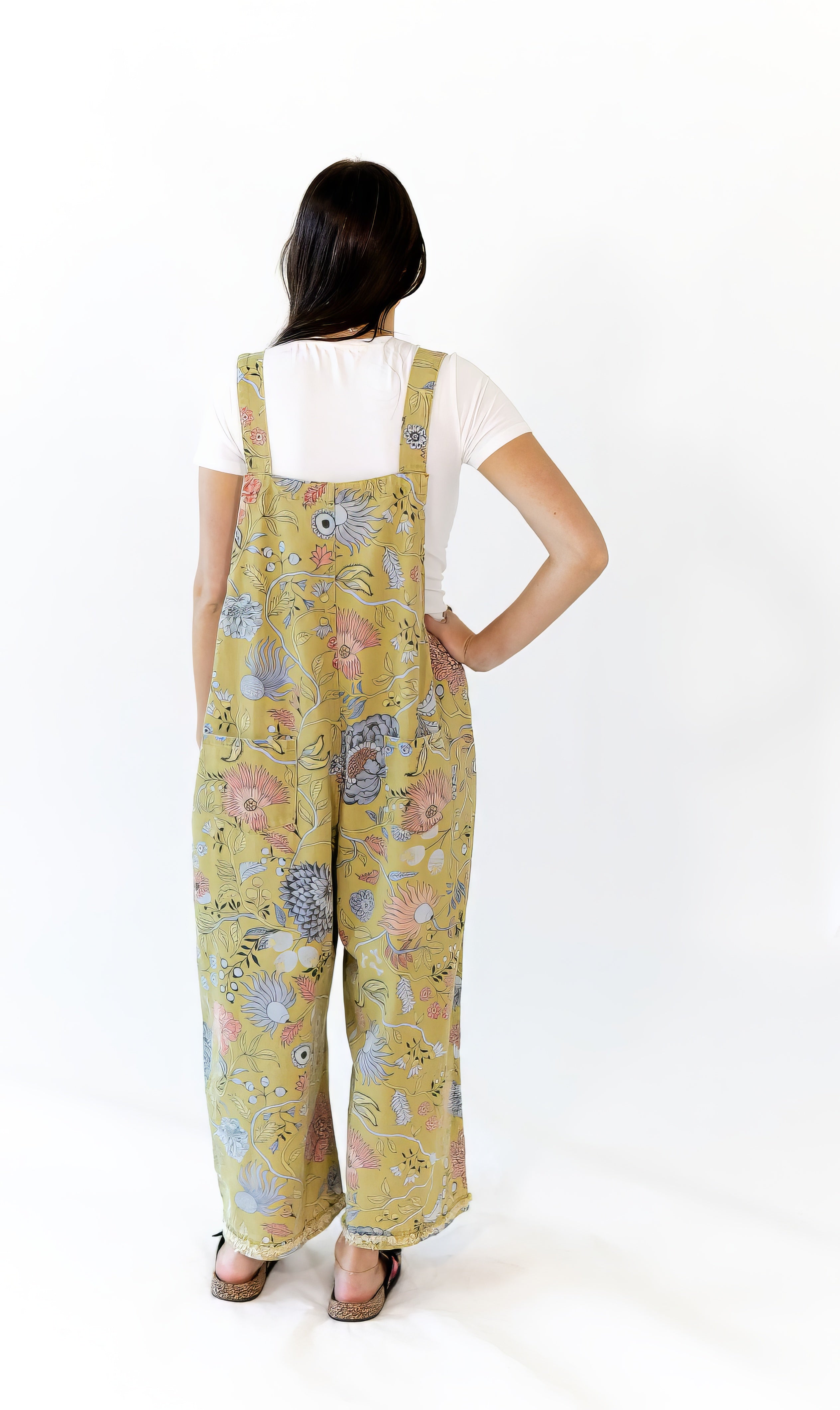 Twyla Floral Overalls