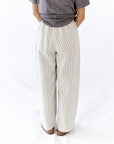 Lucia Striped Tie Waist Pants