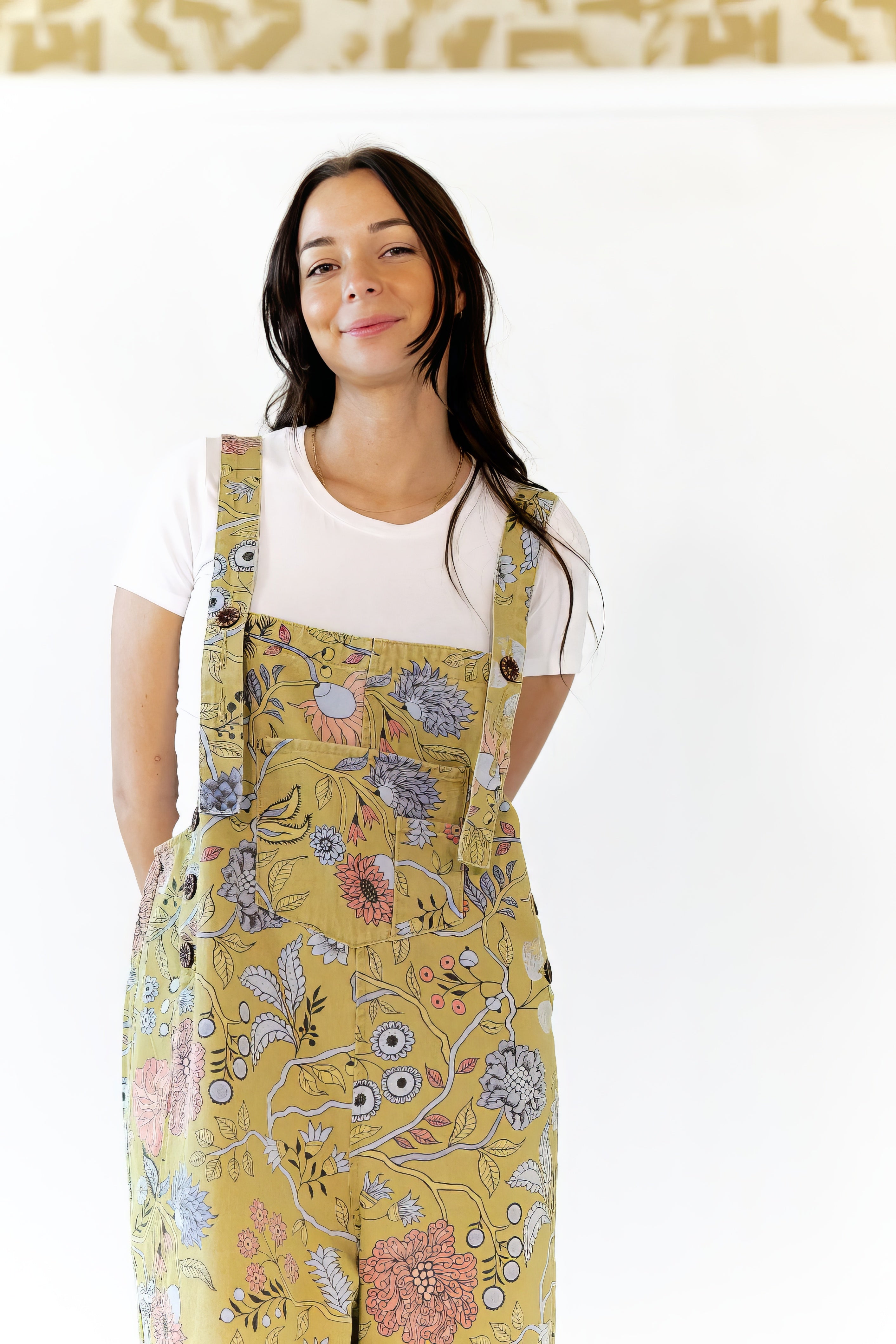 Twyla Floral Overalls