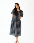 Eden Jacquard Striped Dress