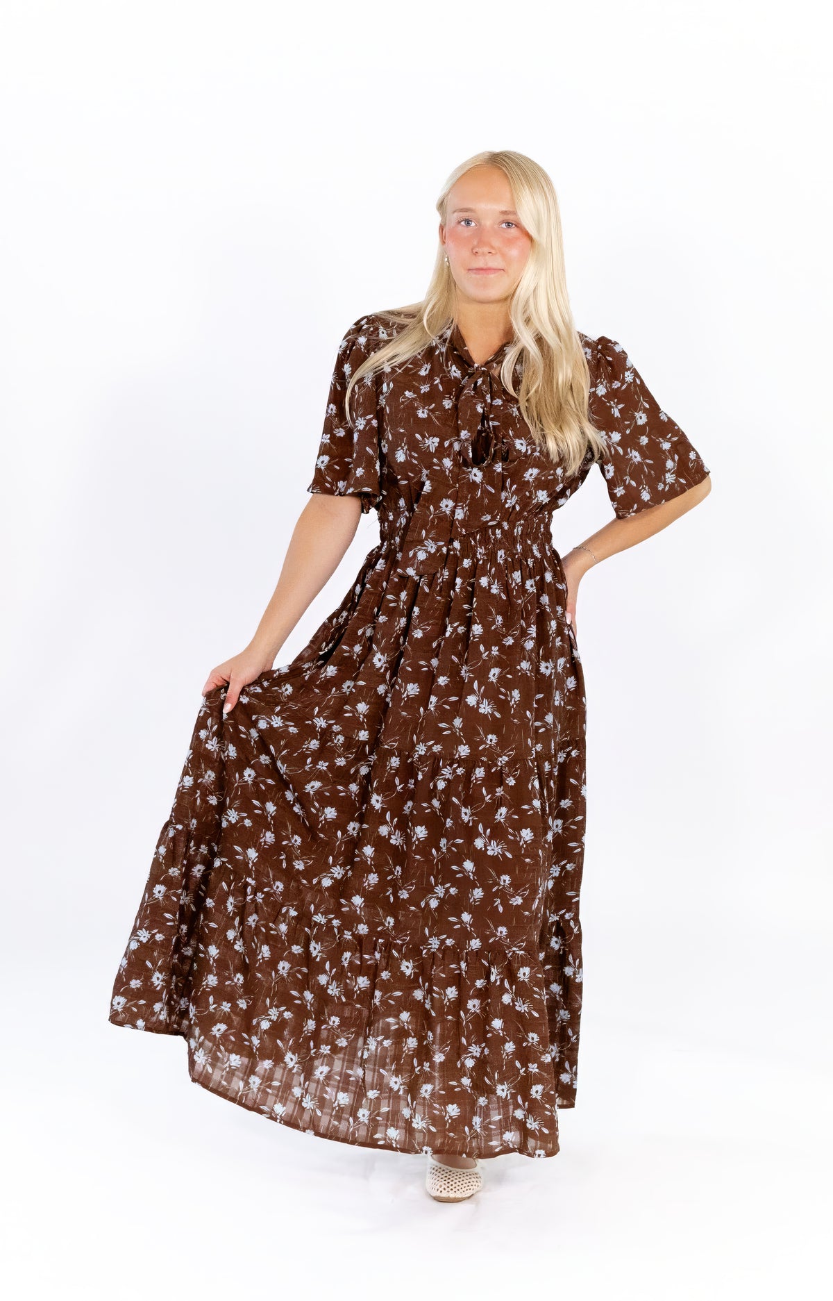 Tommy Floral Tiered Dress