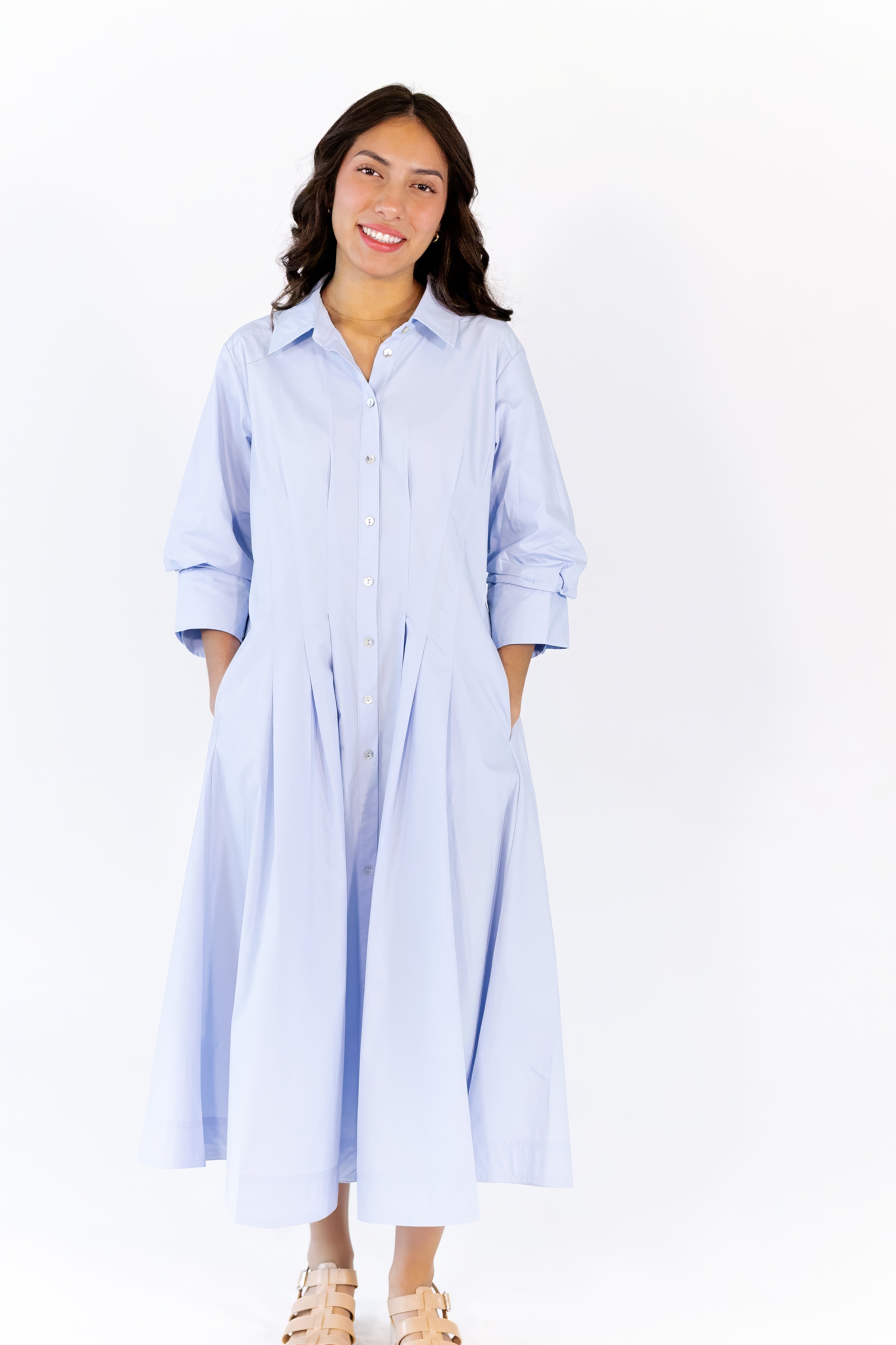 Opal Button Down Maxi