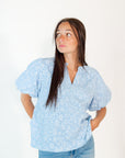 Lizzie Split Neck Top