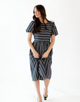 Eden Jacquard Striped Dress