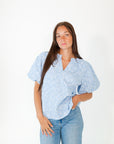 Lizzie Split Neck Top