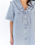 Silvia Collared Denim Dress