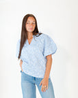Lizzie Split Neck Top