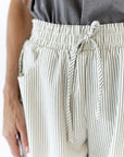 Lucia Striped Tie Waist Pants
