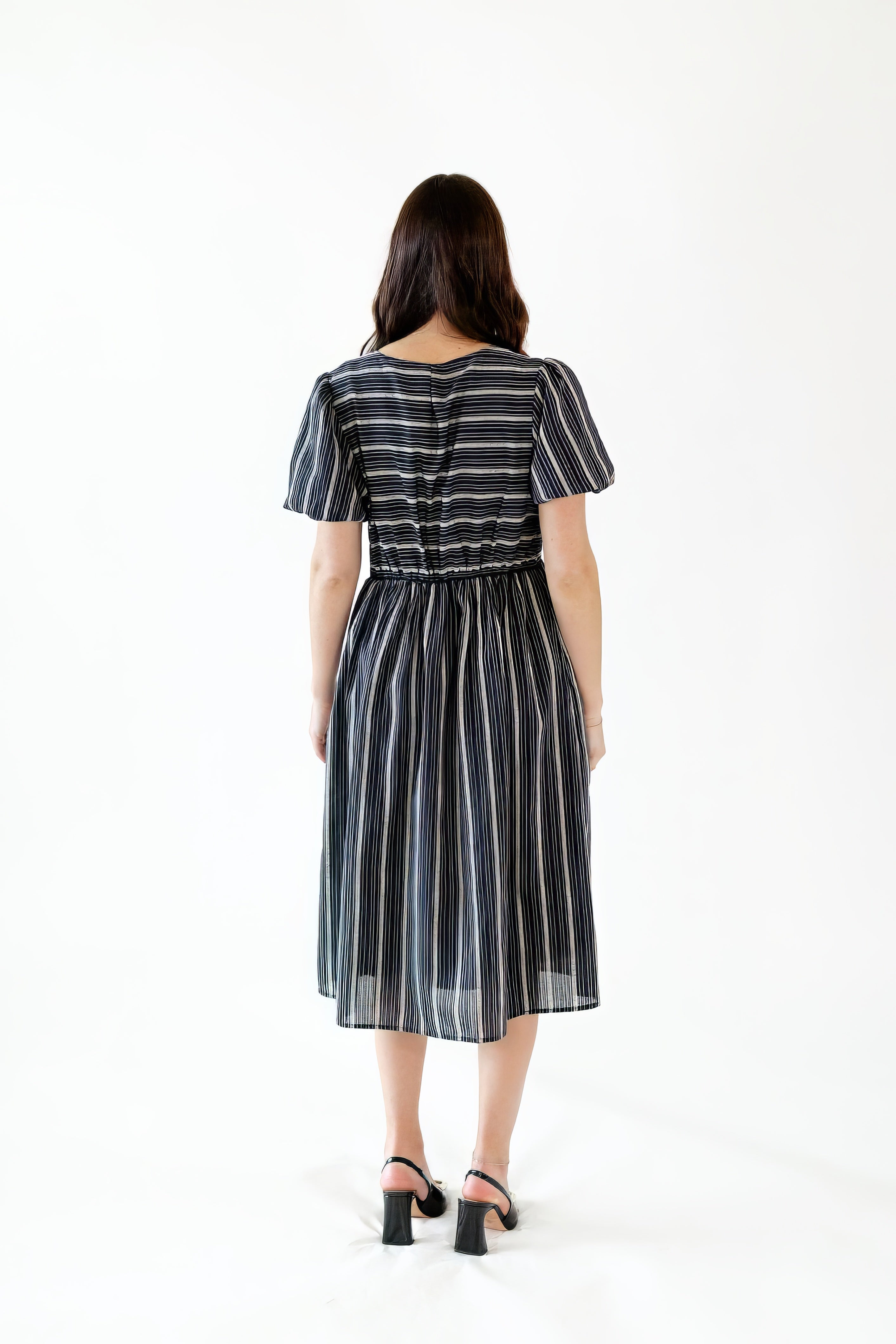 Eden Jacquard Striped Dress