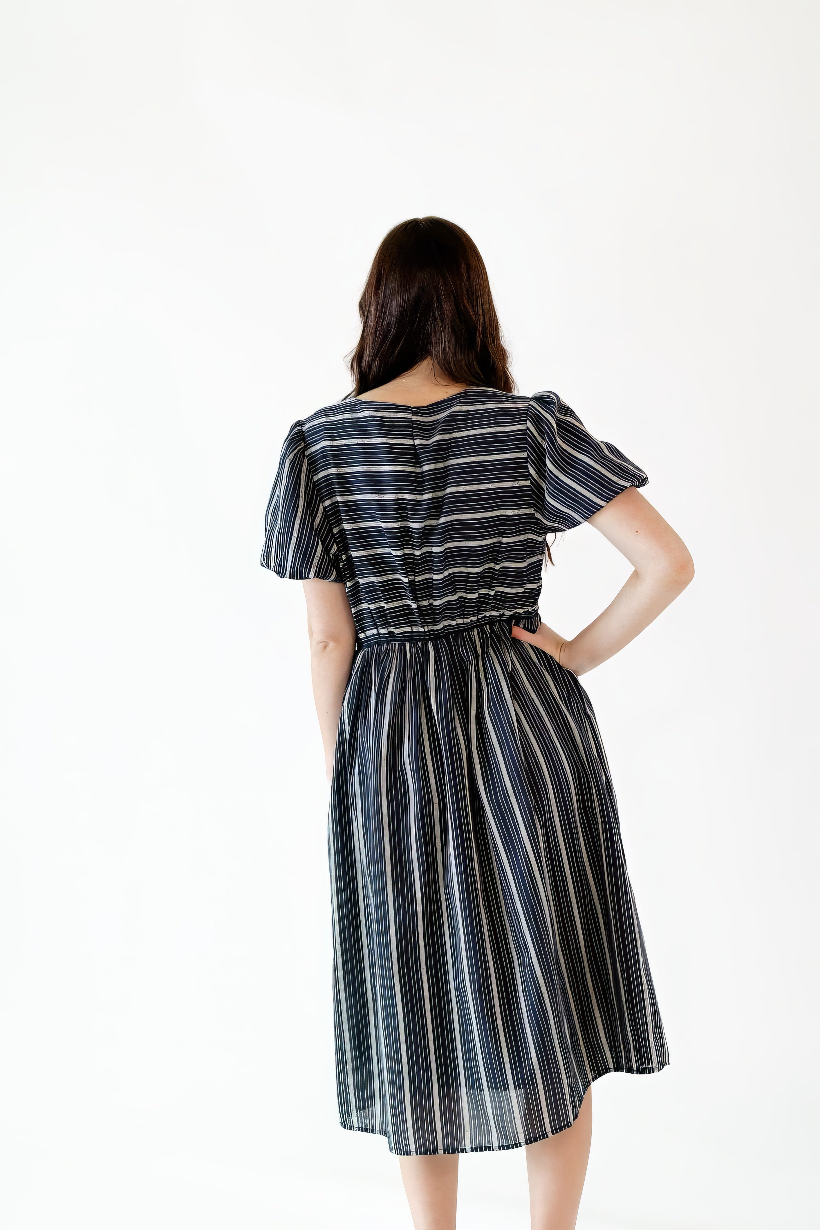 Eden Jacquard Striped Dress