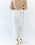 Cassie Embroidered Flower Denim