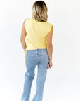 Kit Ruched Side Tank · Butter