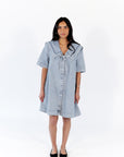 Silvia Collared Denim Dress
