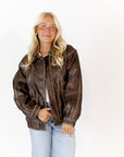 Allegra Zip-Up Bomber Jacket