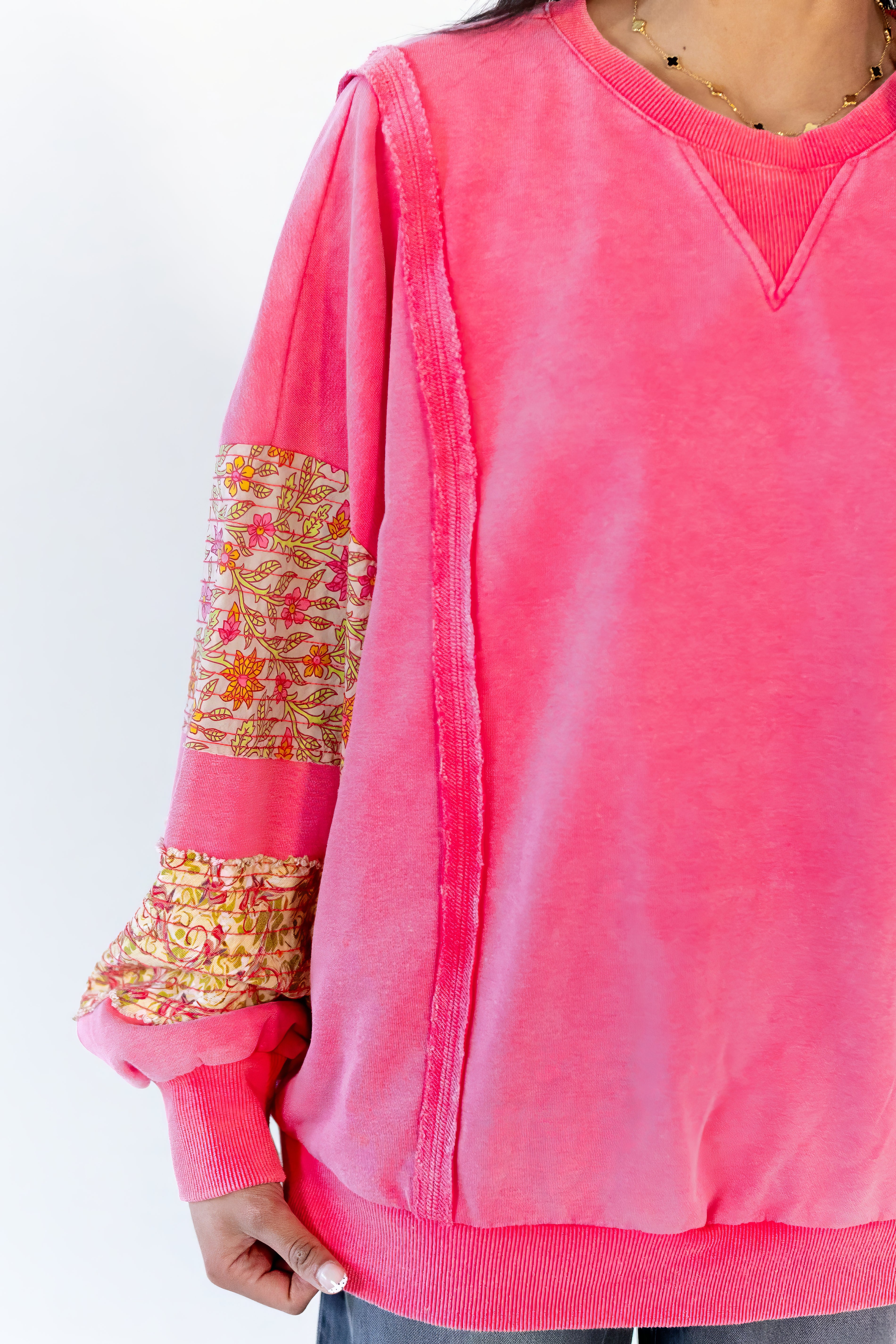 Angie Patchwork Pullover