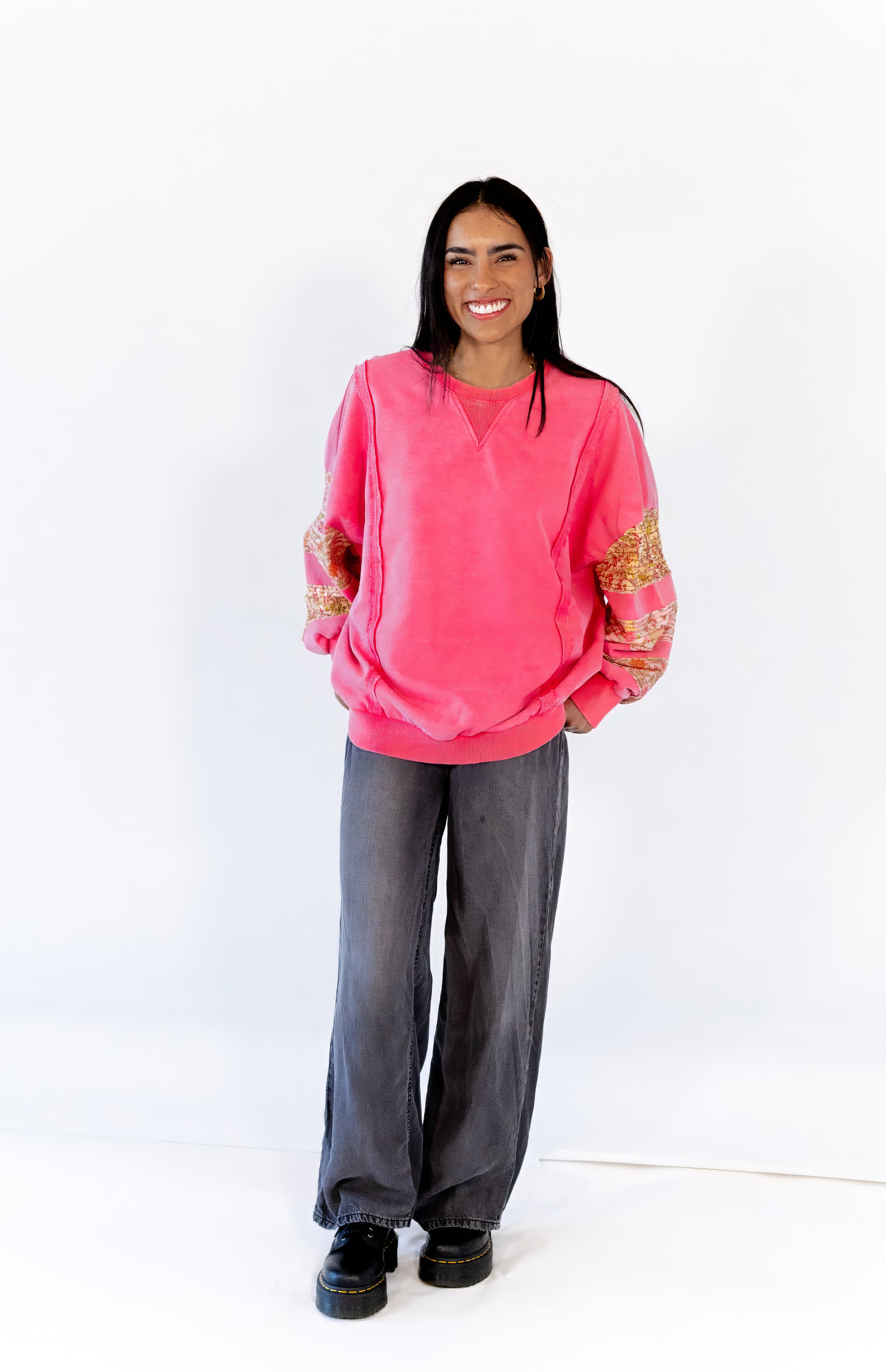 Angie Patchwork Pullover