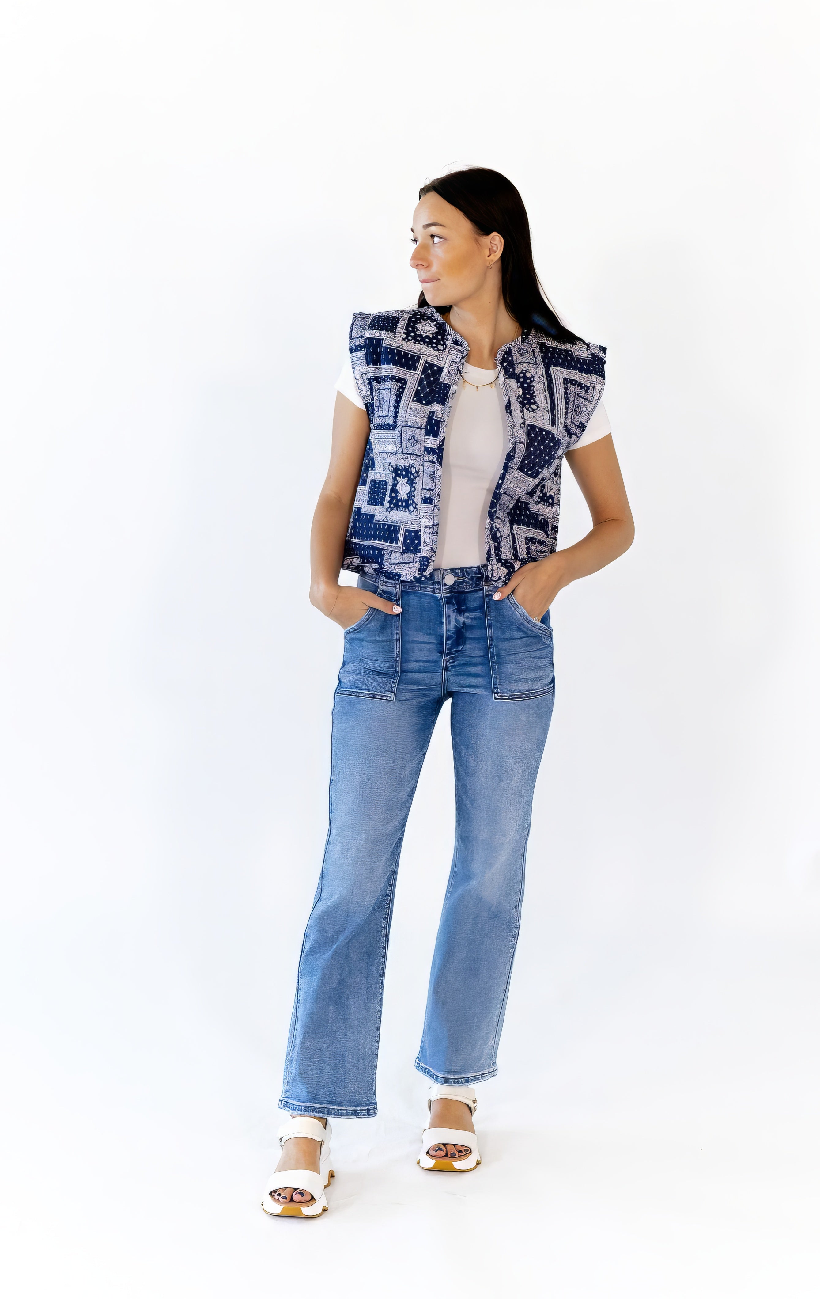 Hayla Patch Pocket Denim
