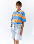 Drawstring Light Wash Jorts