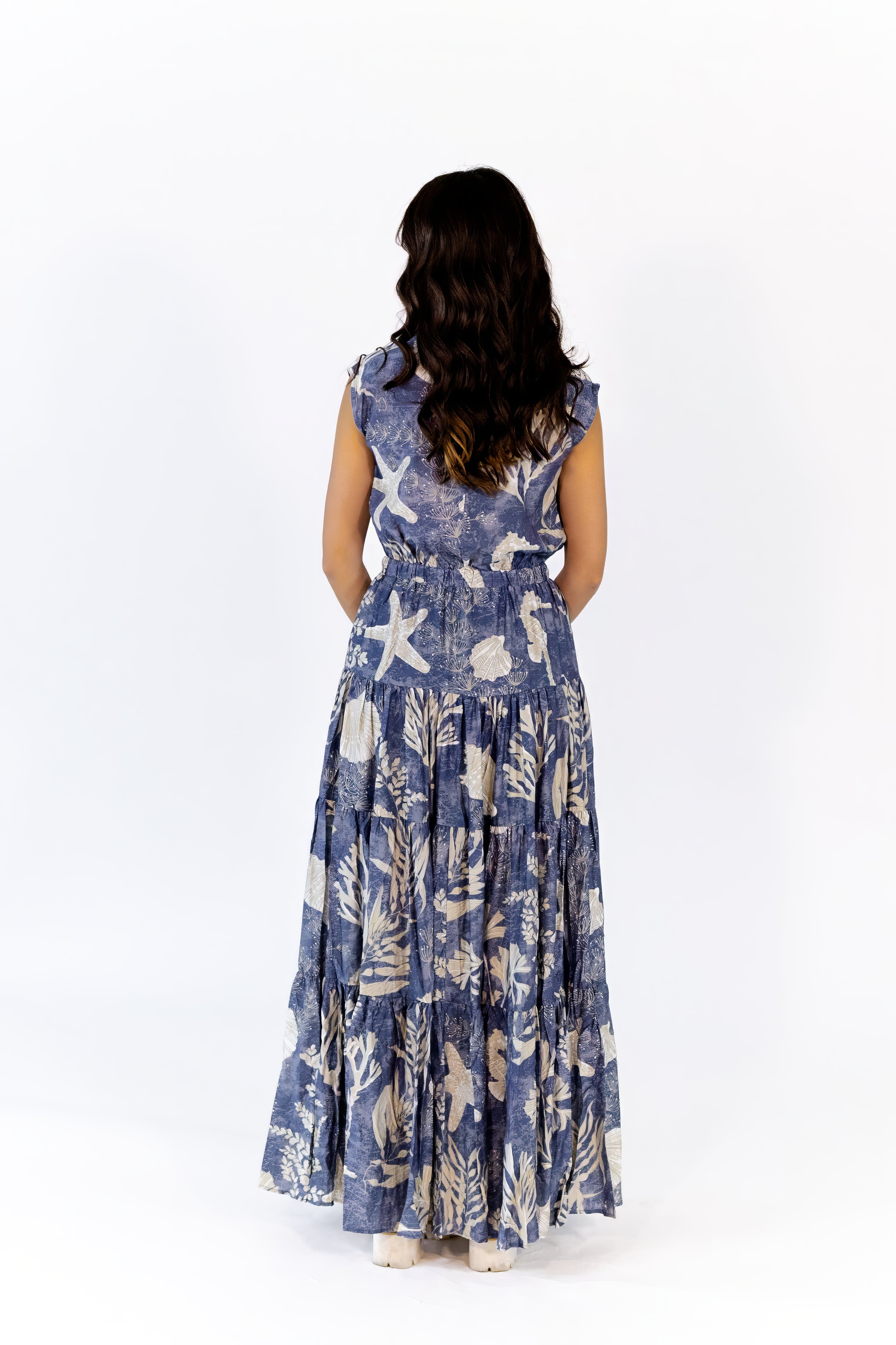 Seaside Tiered Maxi Dress