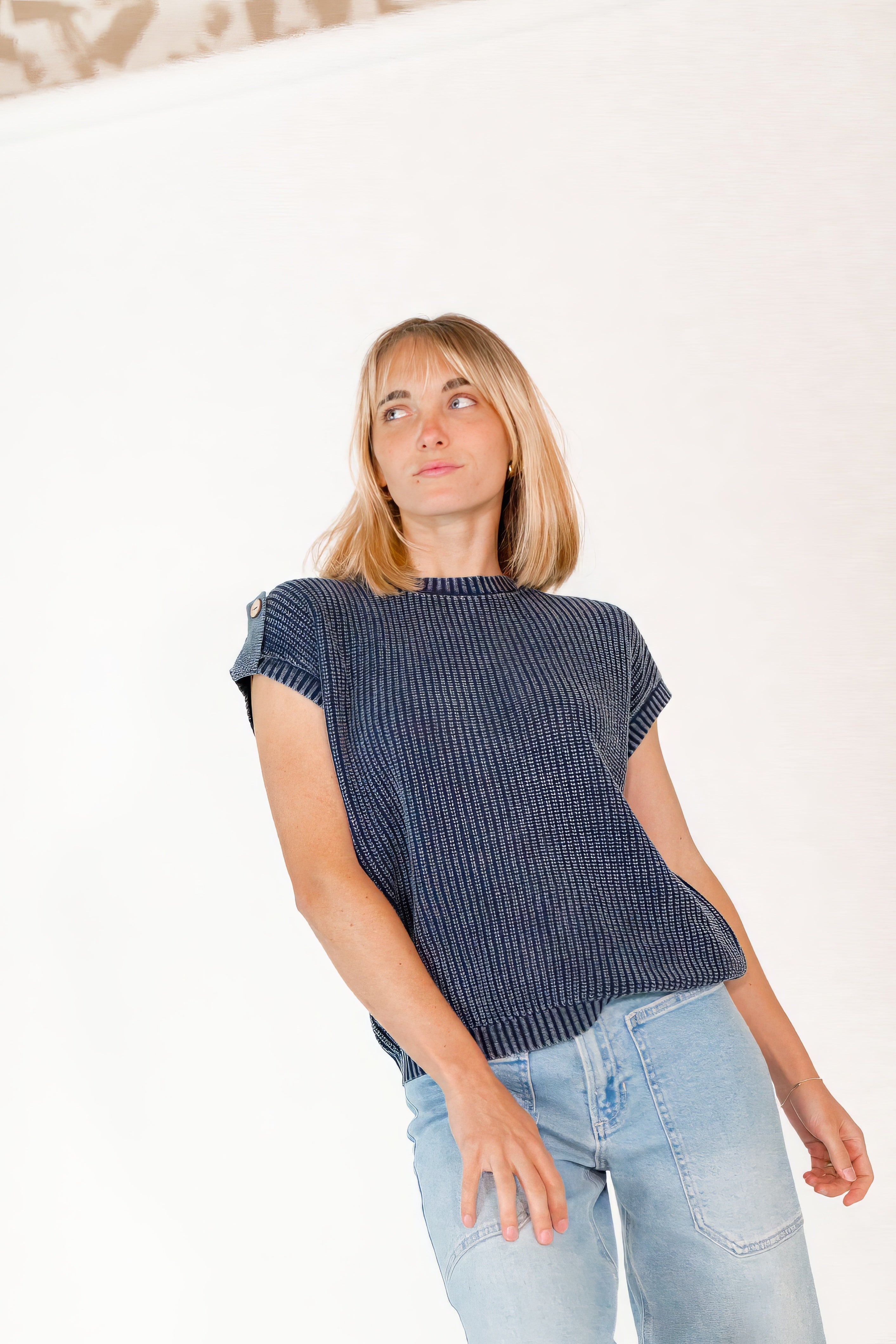 Stilka Button Tab Top