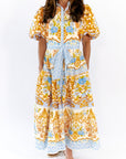 Louie Printed Midi Dress