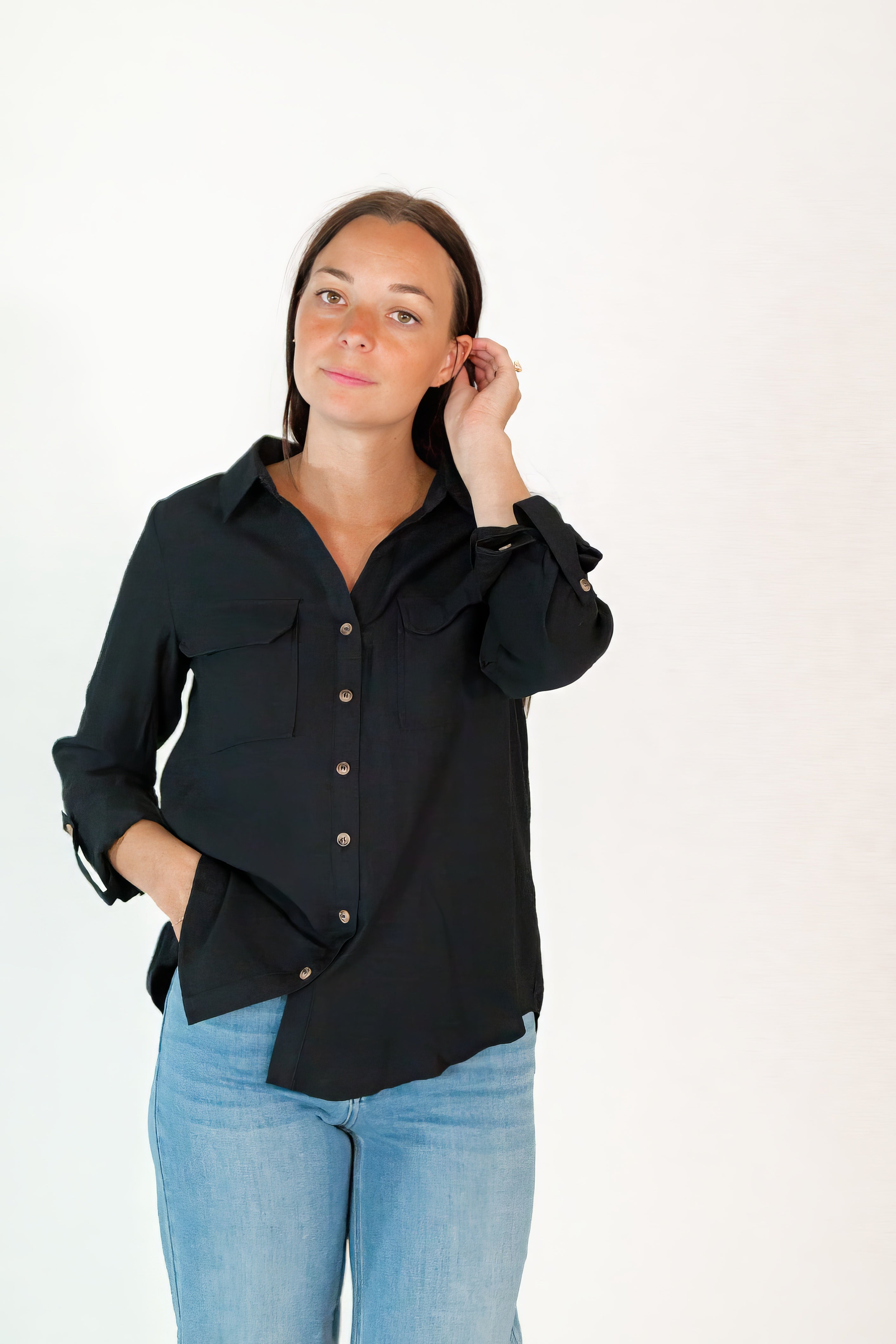 Bolton Button Up Top