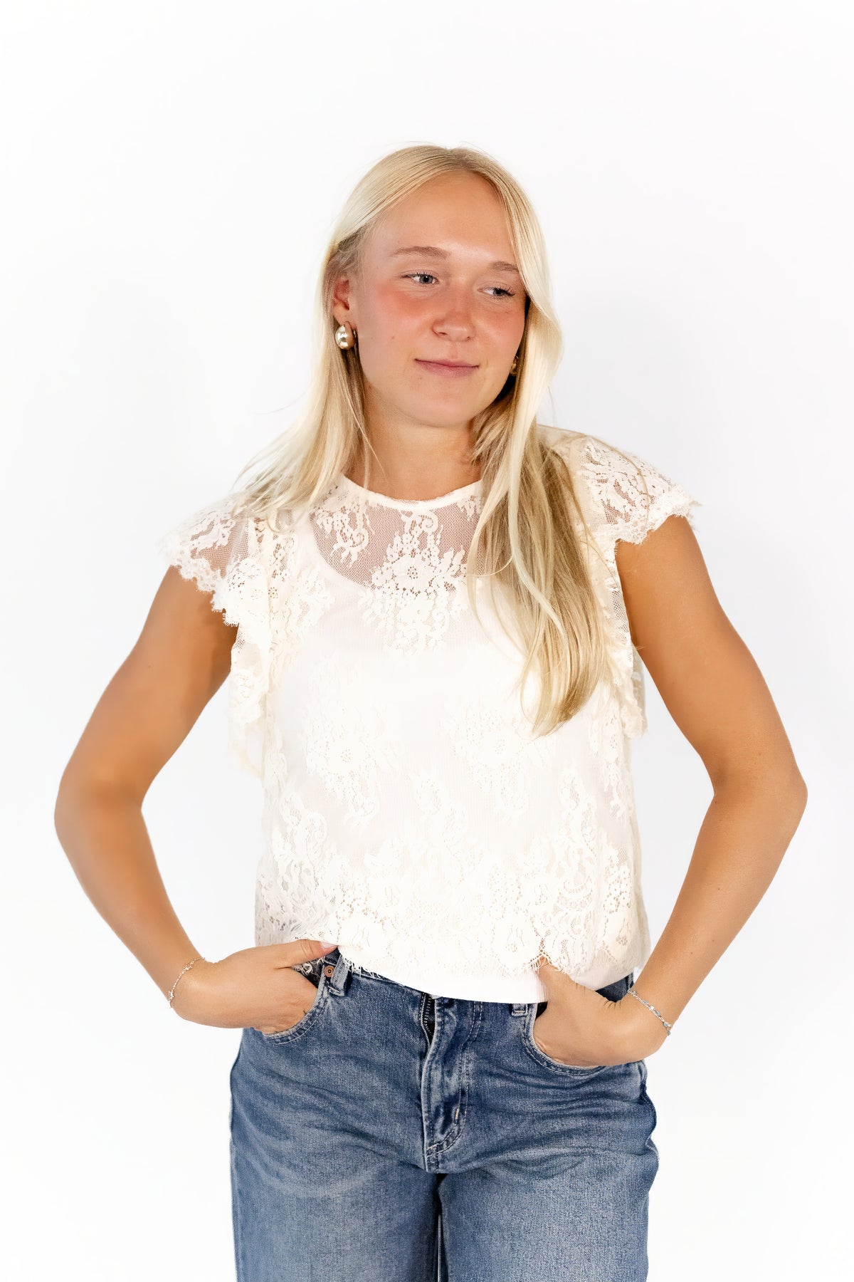 Shiloh Sheer Lace Top