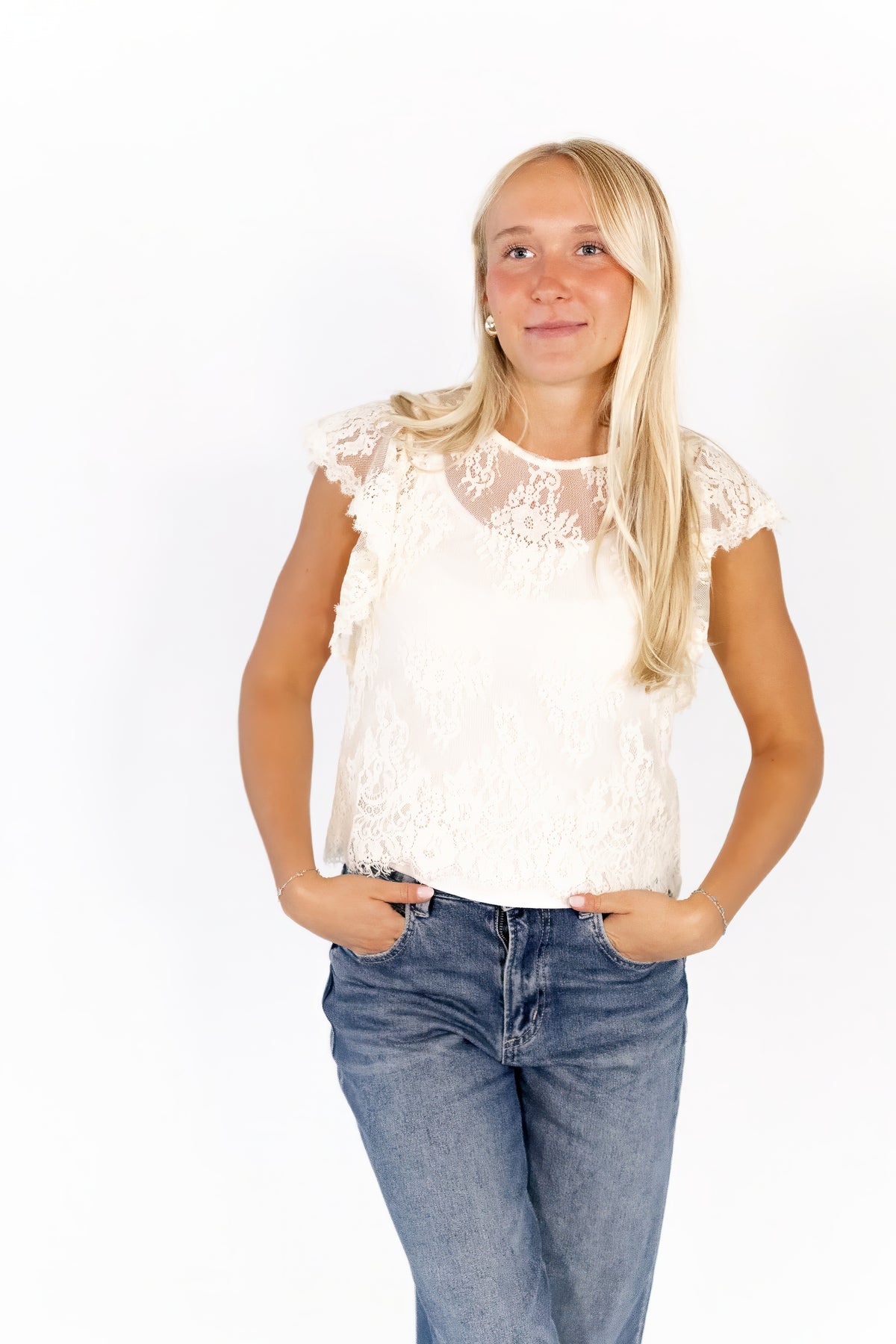 Shiloh Sheer Lace Top