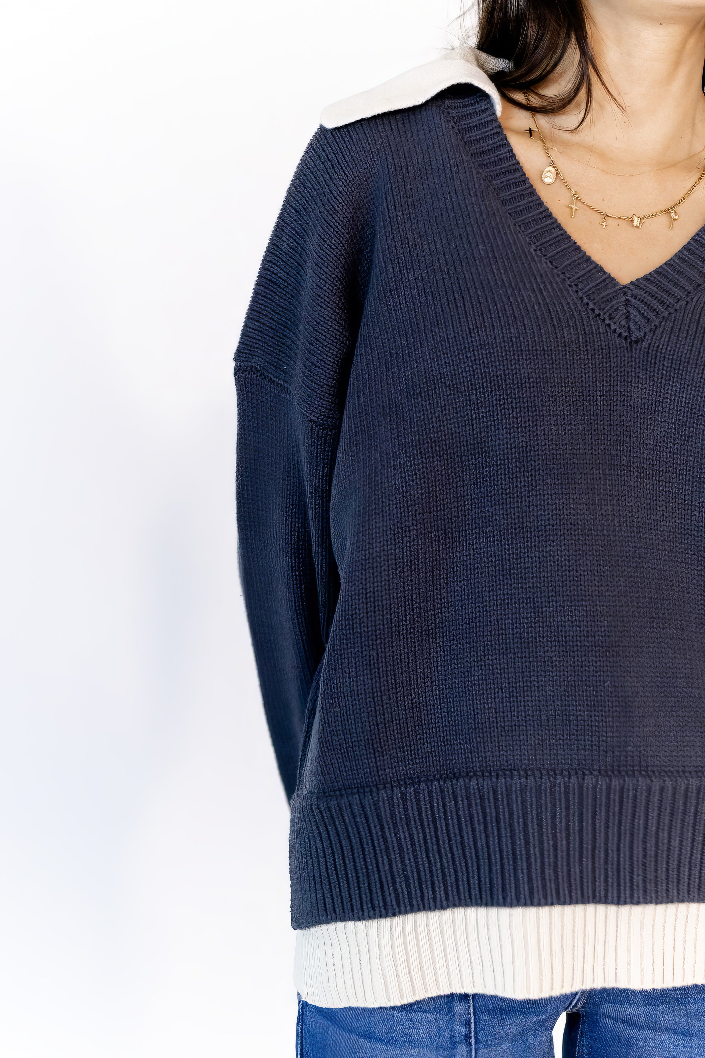 Tabbie Layered Knit Top