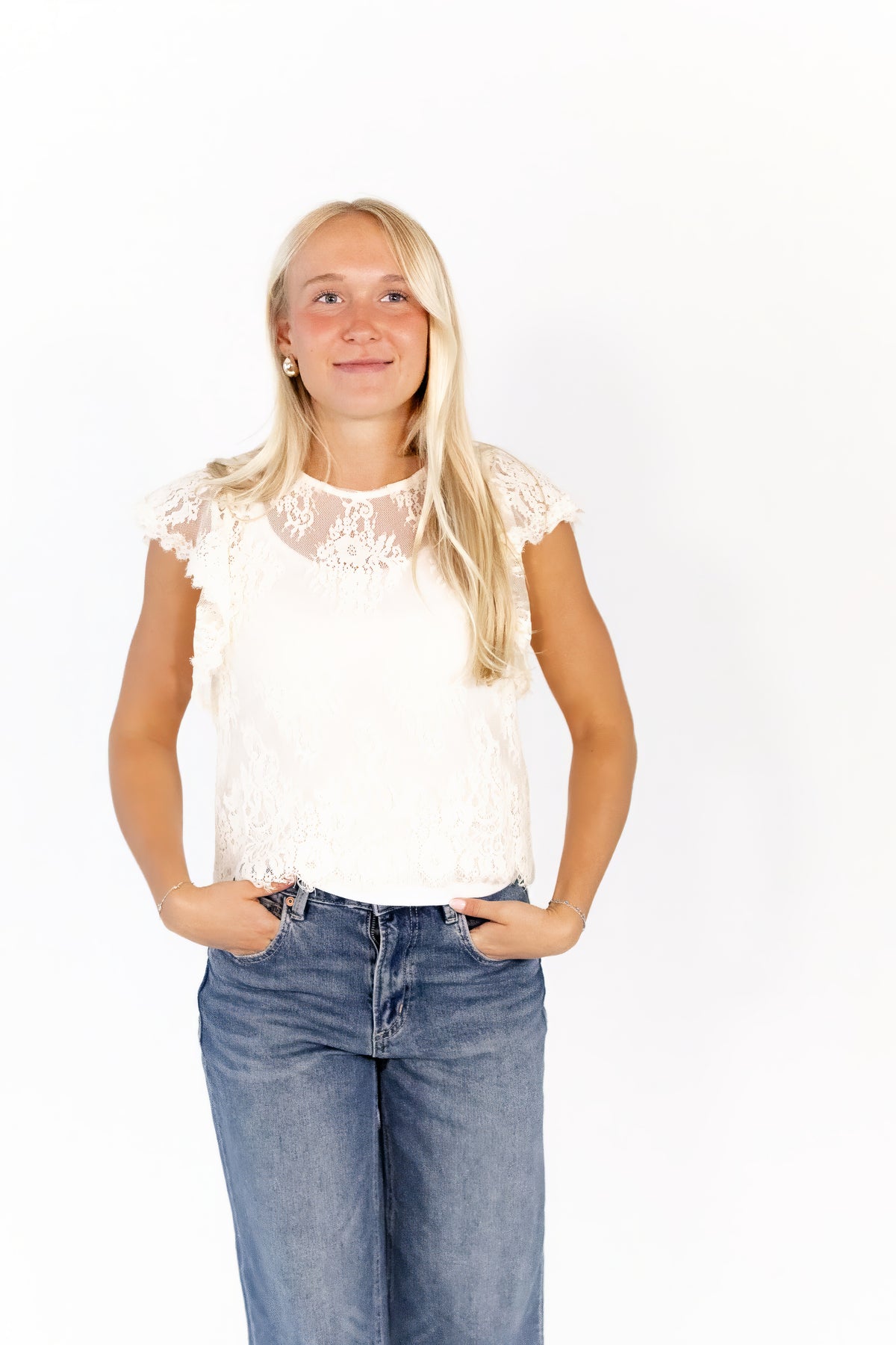 Shiloh Sheer Lace Top