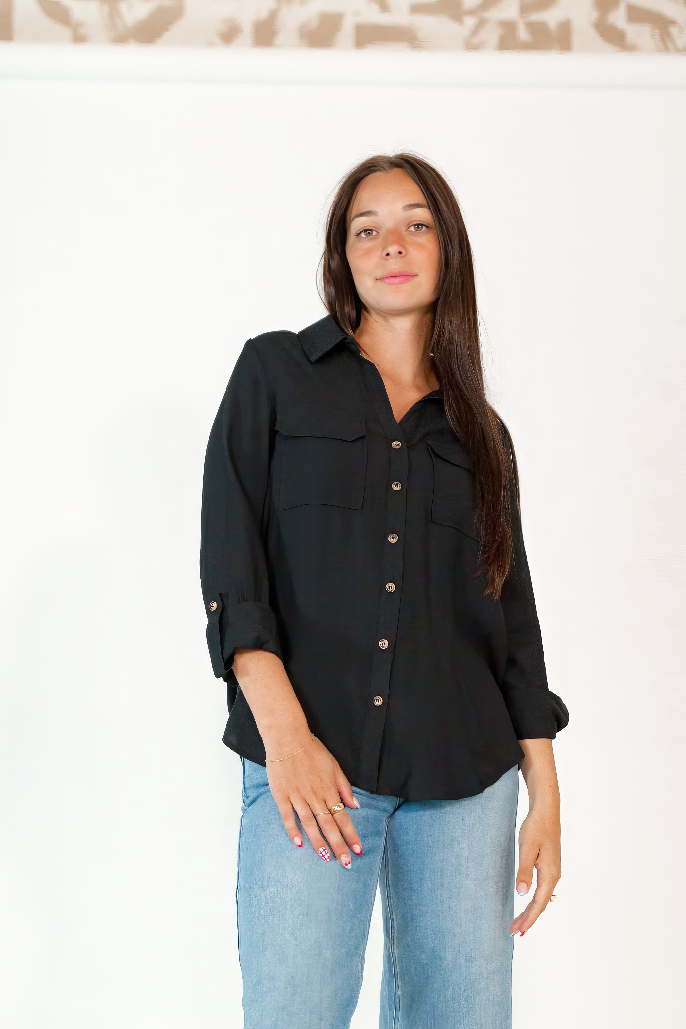Bolton Button Up Top