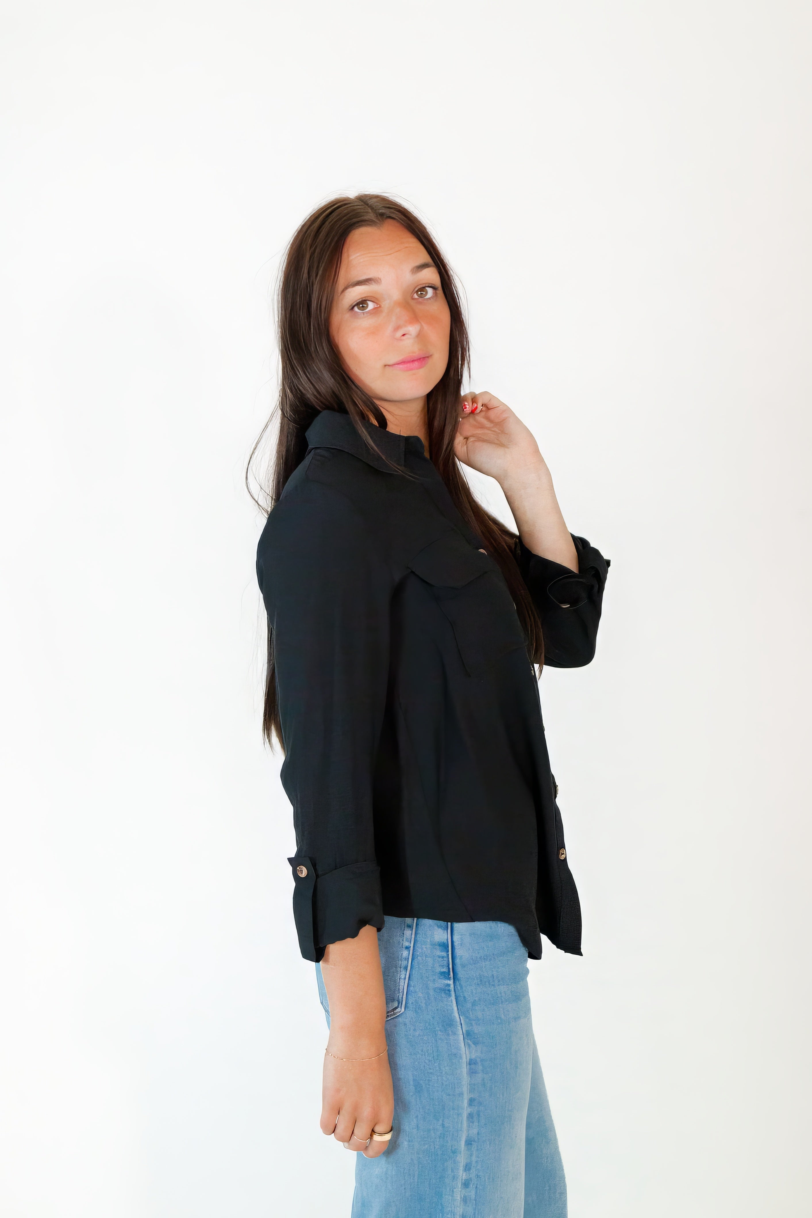 Bolton Button Up Top