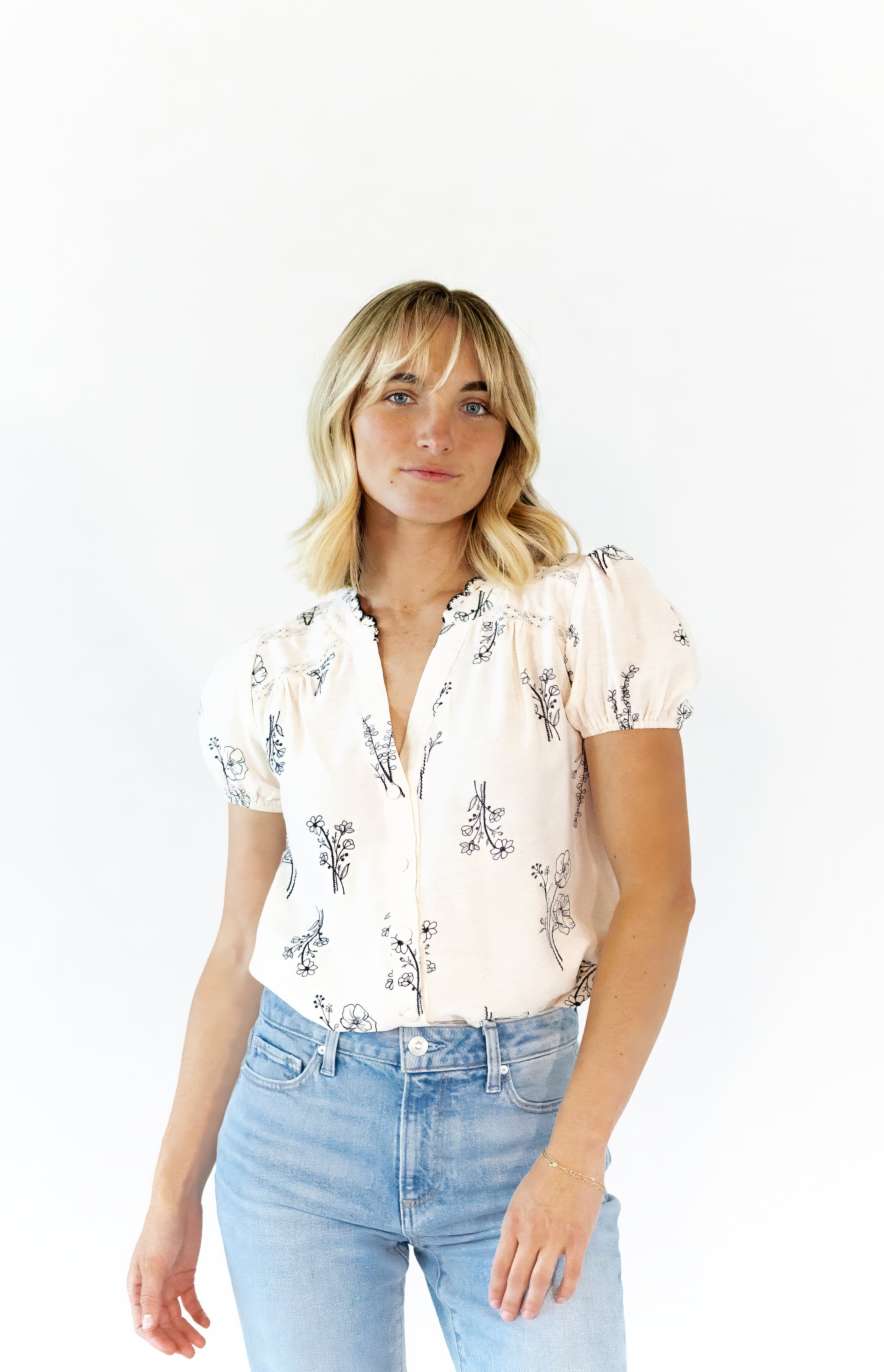 Cleo Floral Printed Top