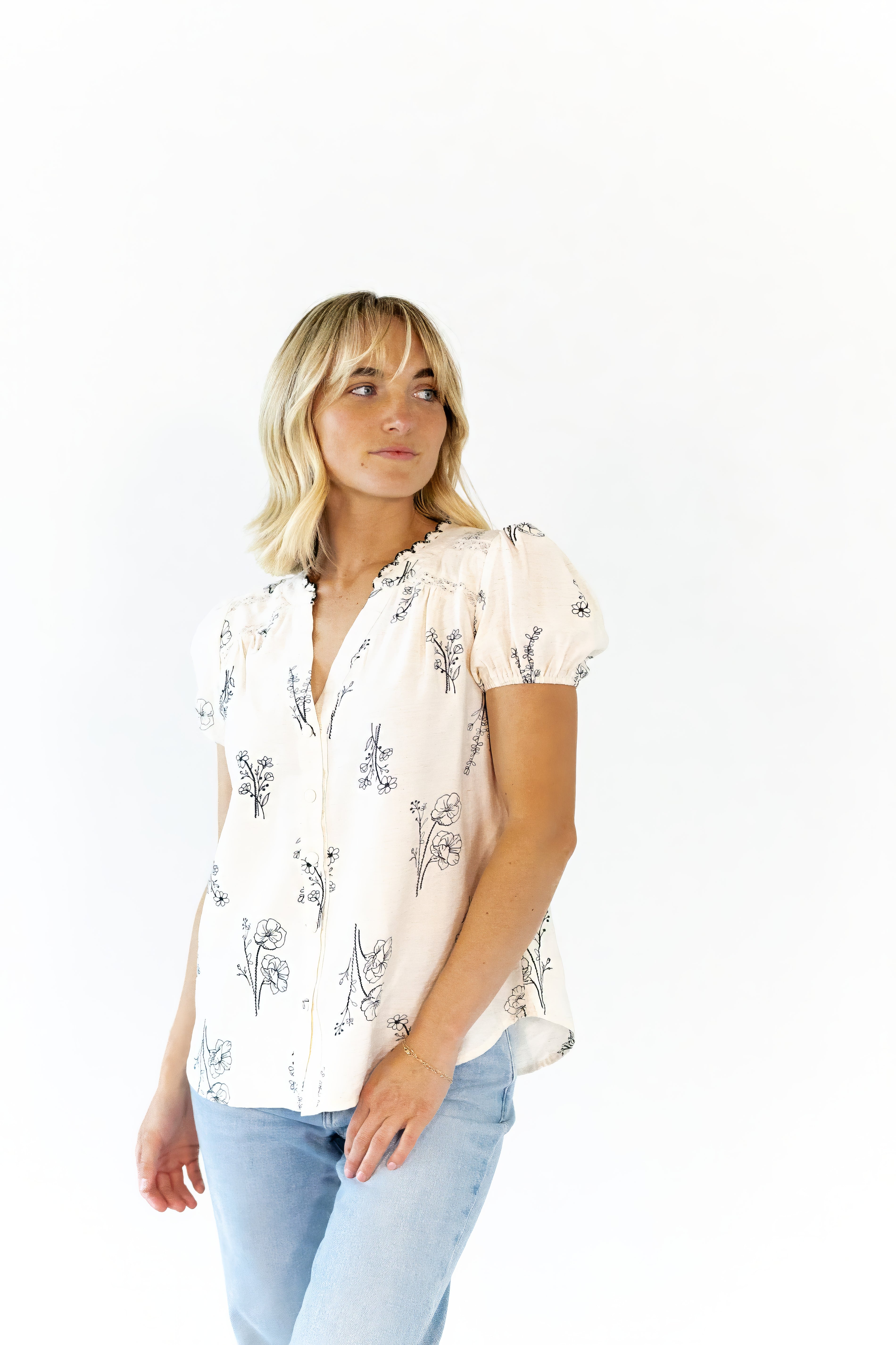 Cleo Floral Printed Top