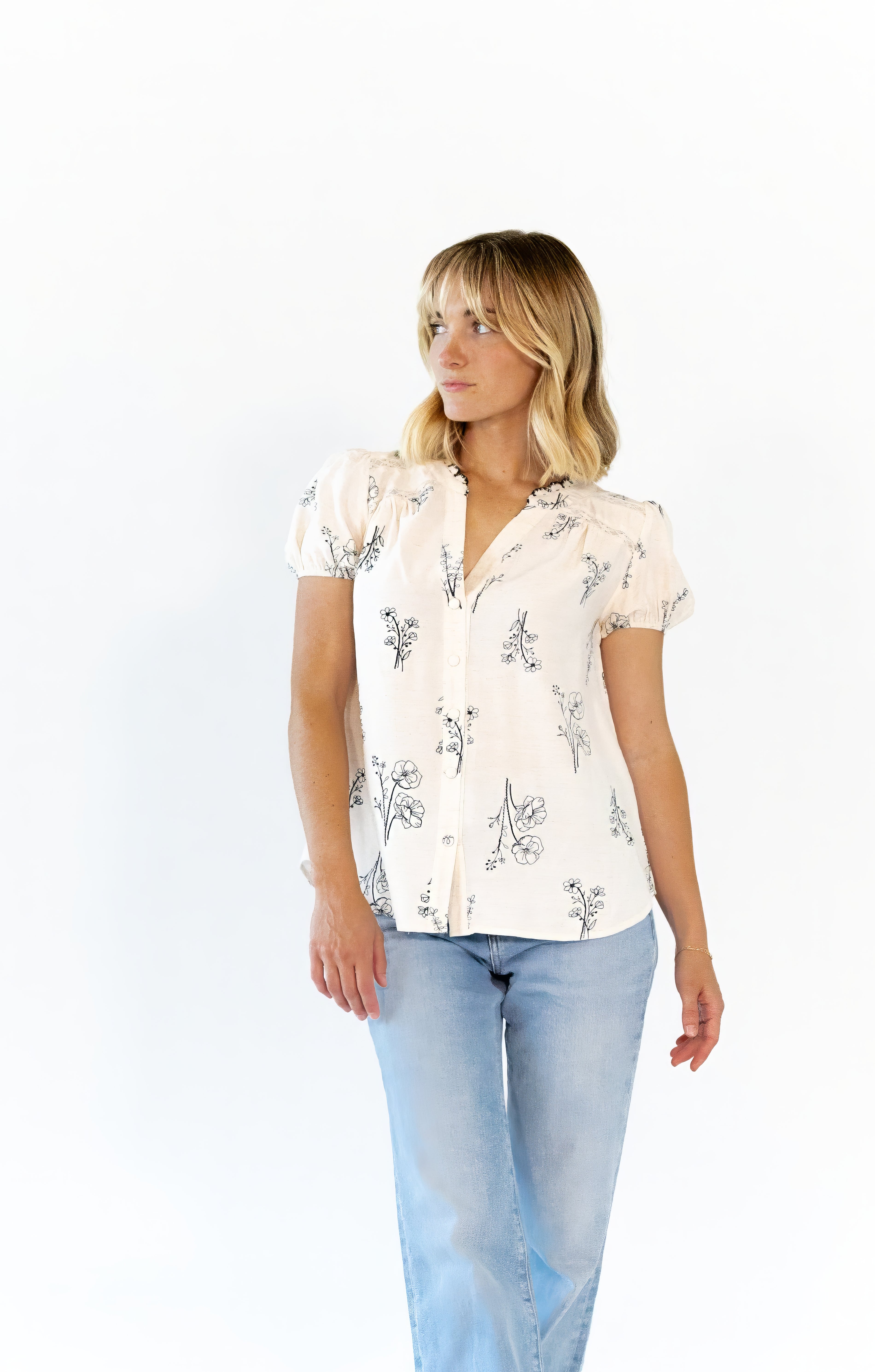 Cleo Floral Printed Top
