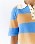 Zevia Striped Polo Top ⭐︎ Restocked