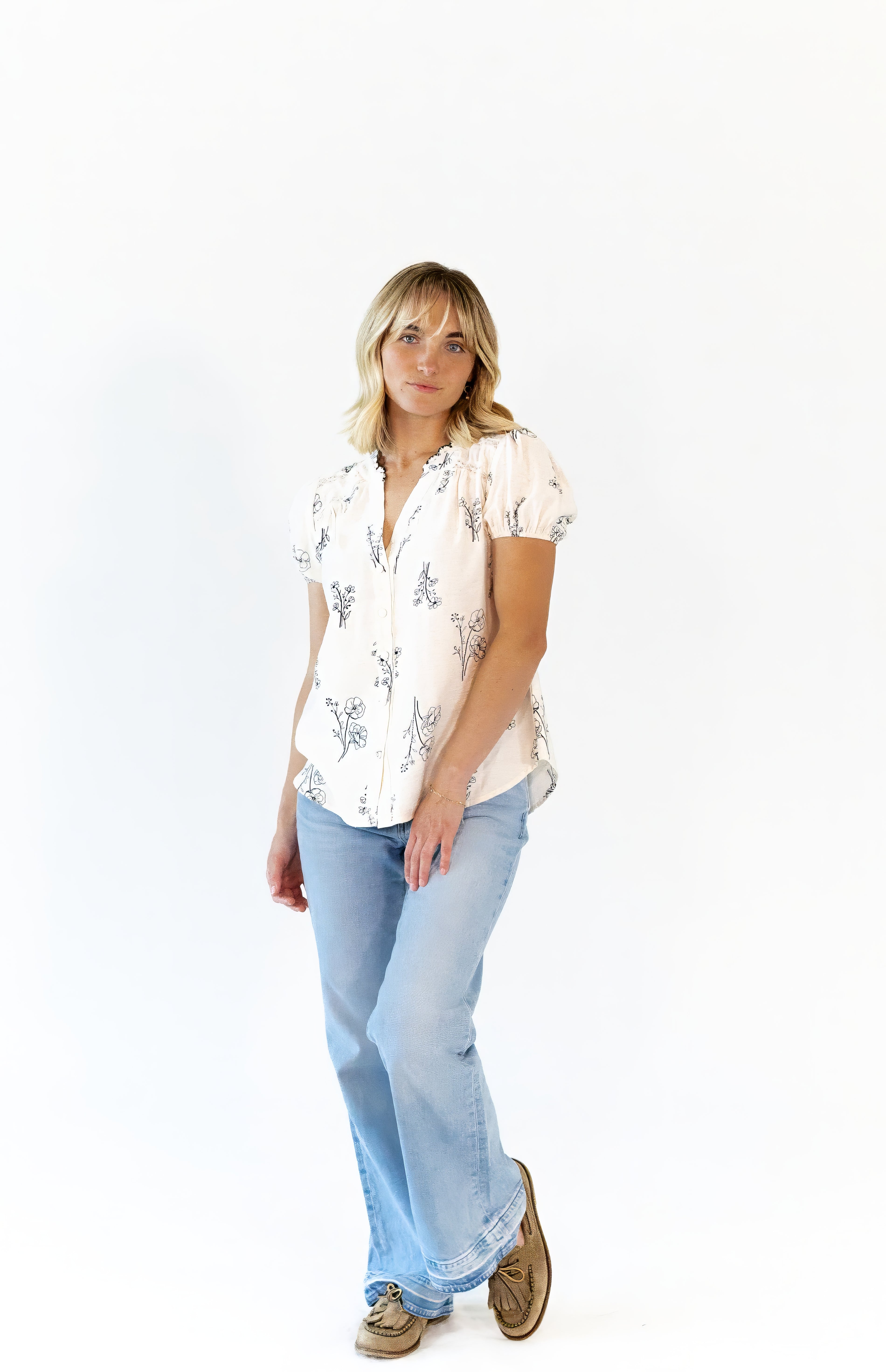 Cleo Floral Printed Top