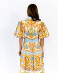 Louie Printed Midi Dress