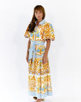 Louie Printed Midi Dress