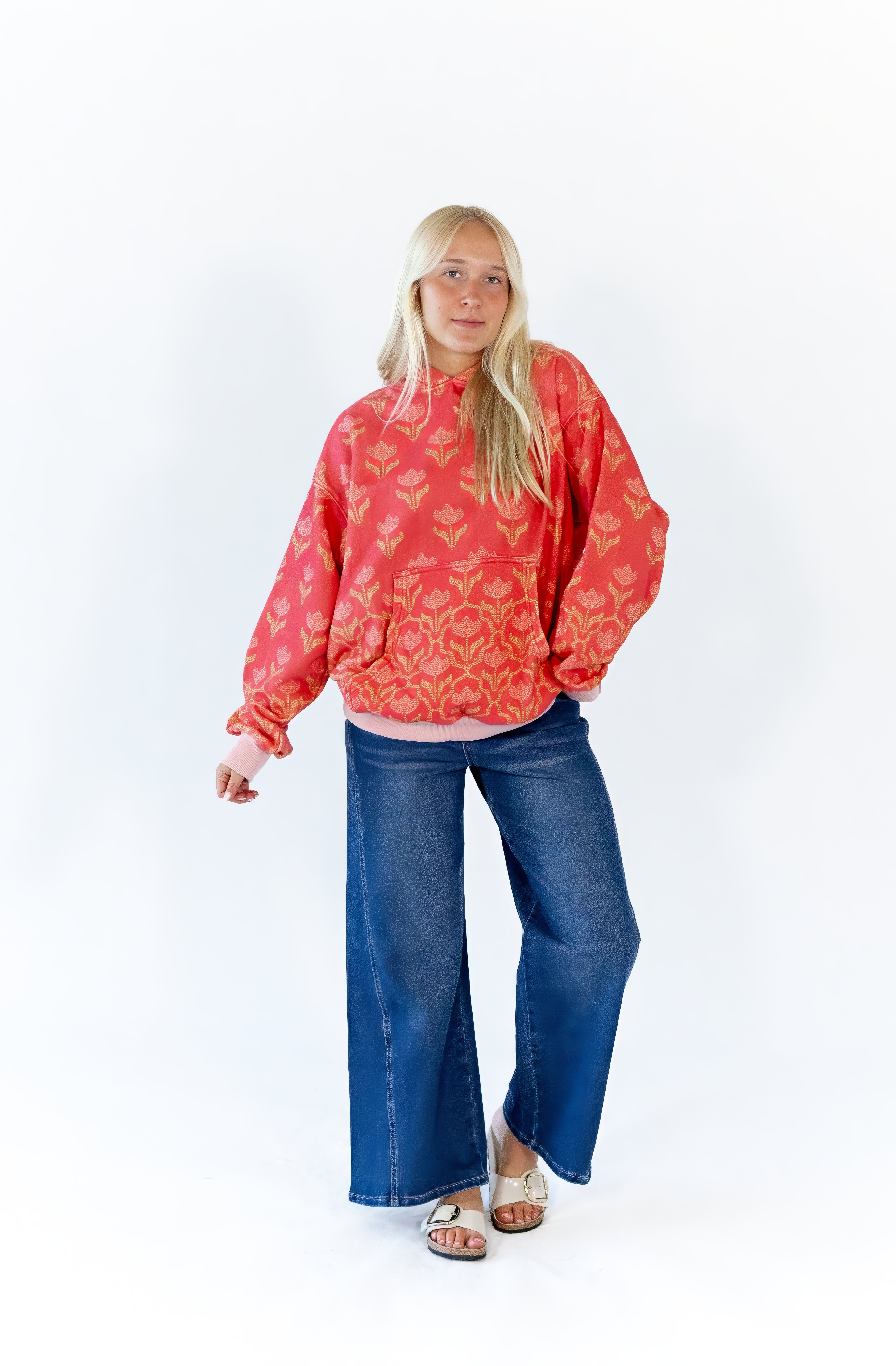 Zinnia Printed Hoodie