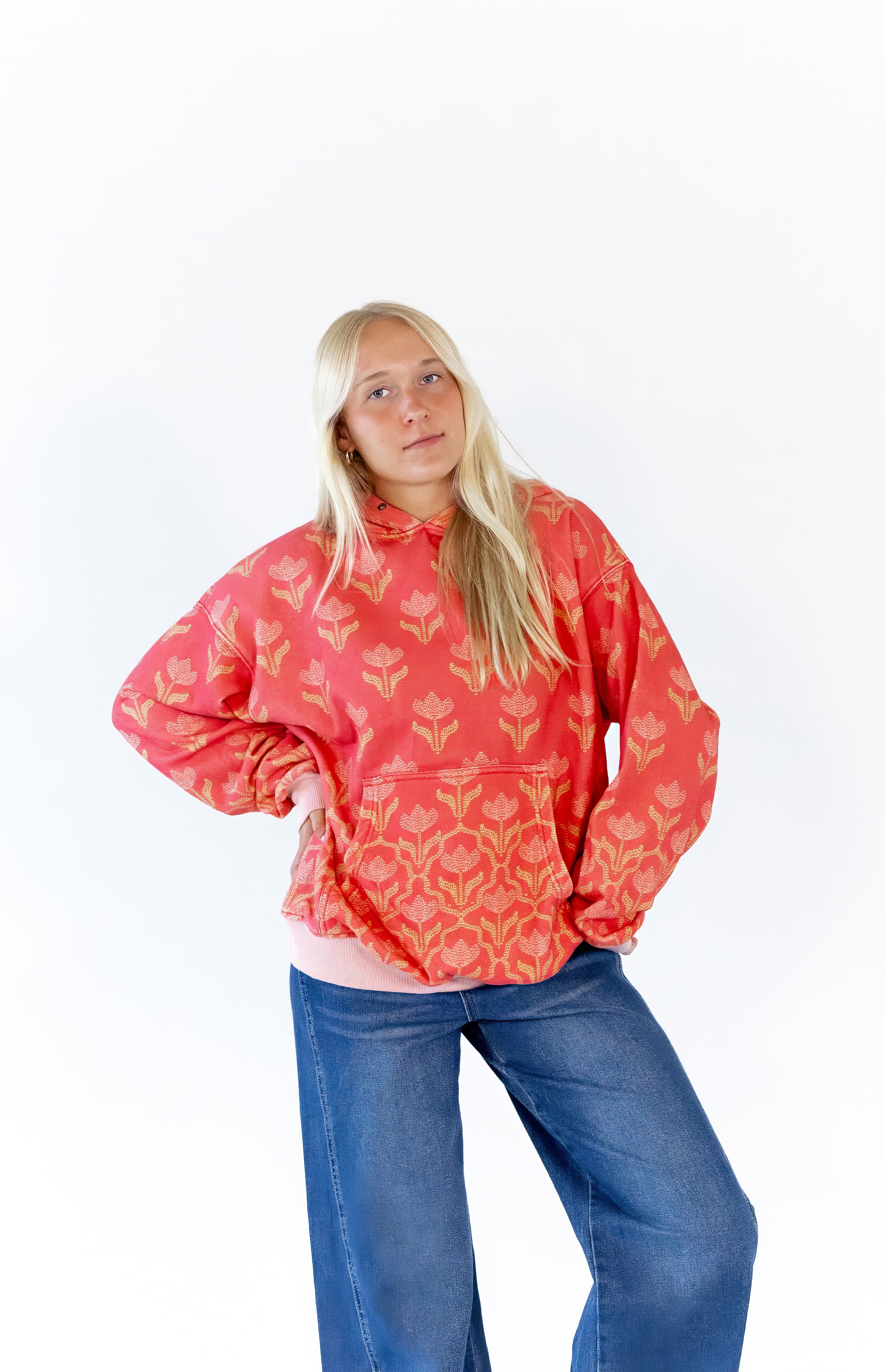 Zinnia Printed Hoodie