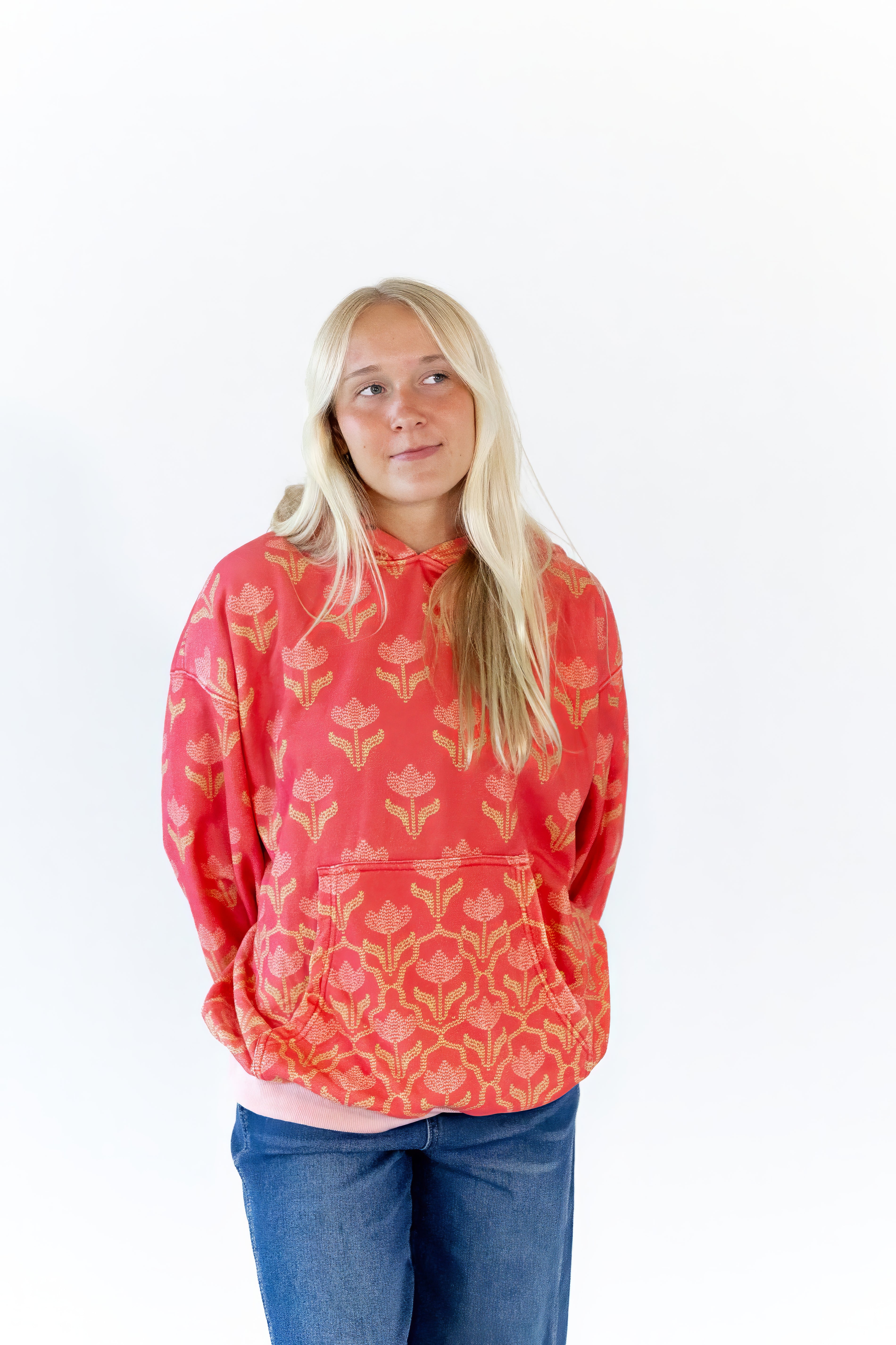 Zinnia Printed Hoodie