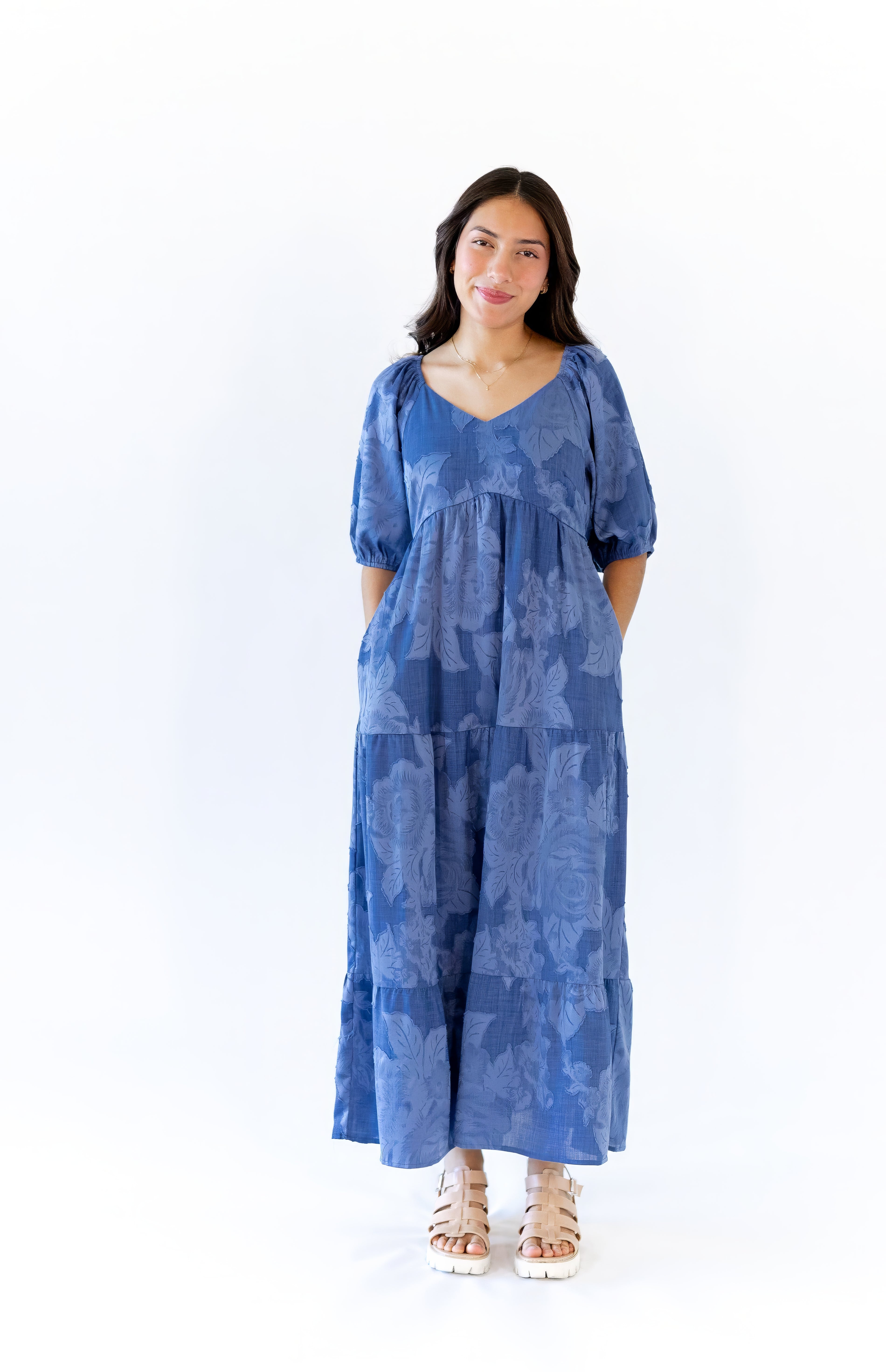 Lyndi Floral Midi Dress