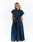 Marabele Belted Denim Dress
