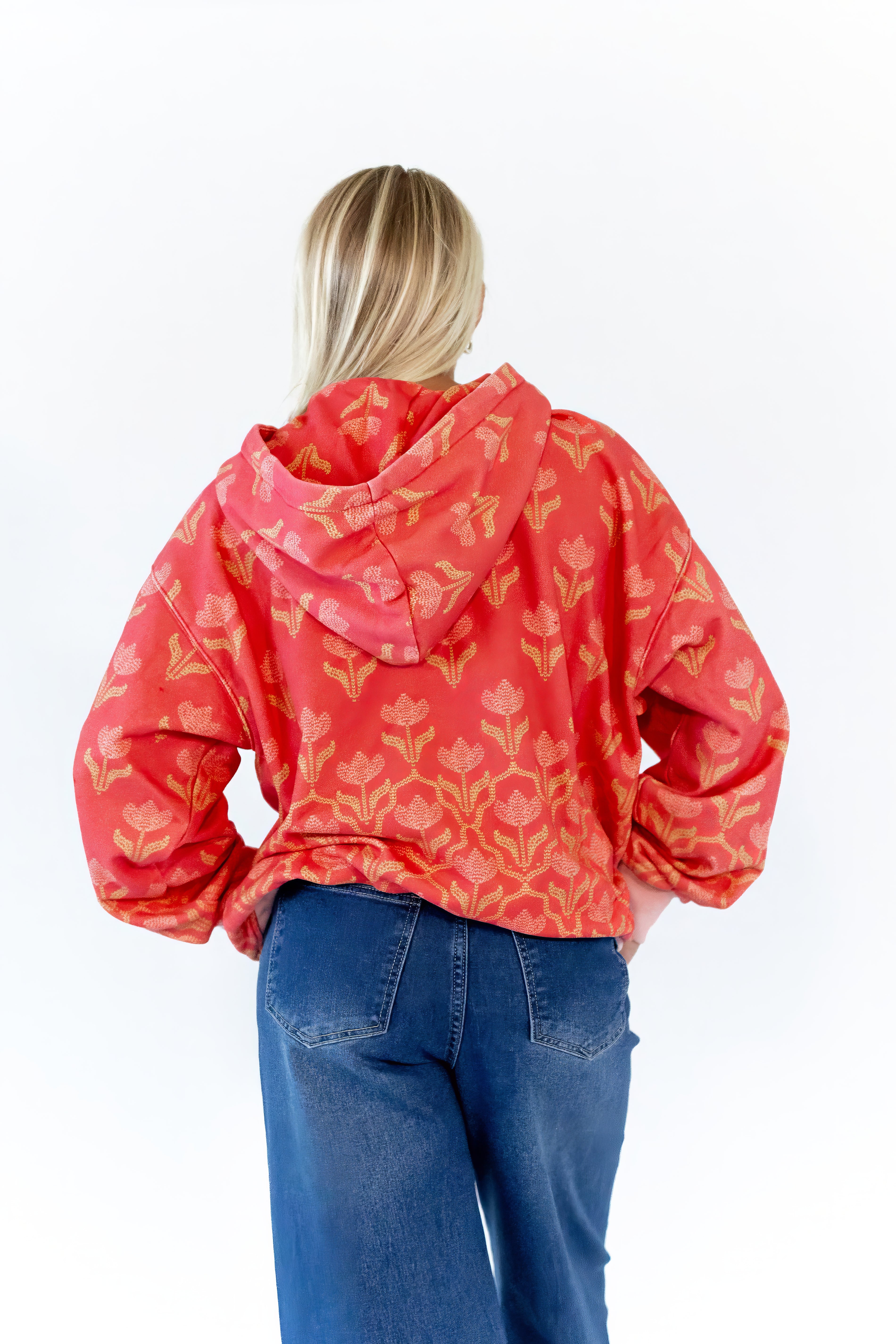 Zinnia Printed Hoodie