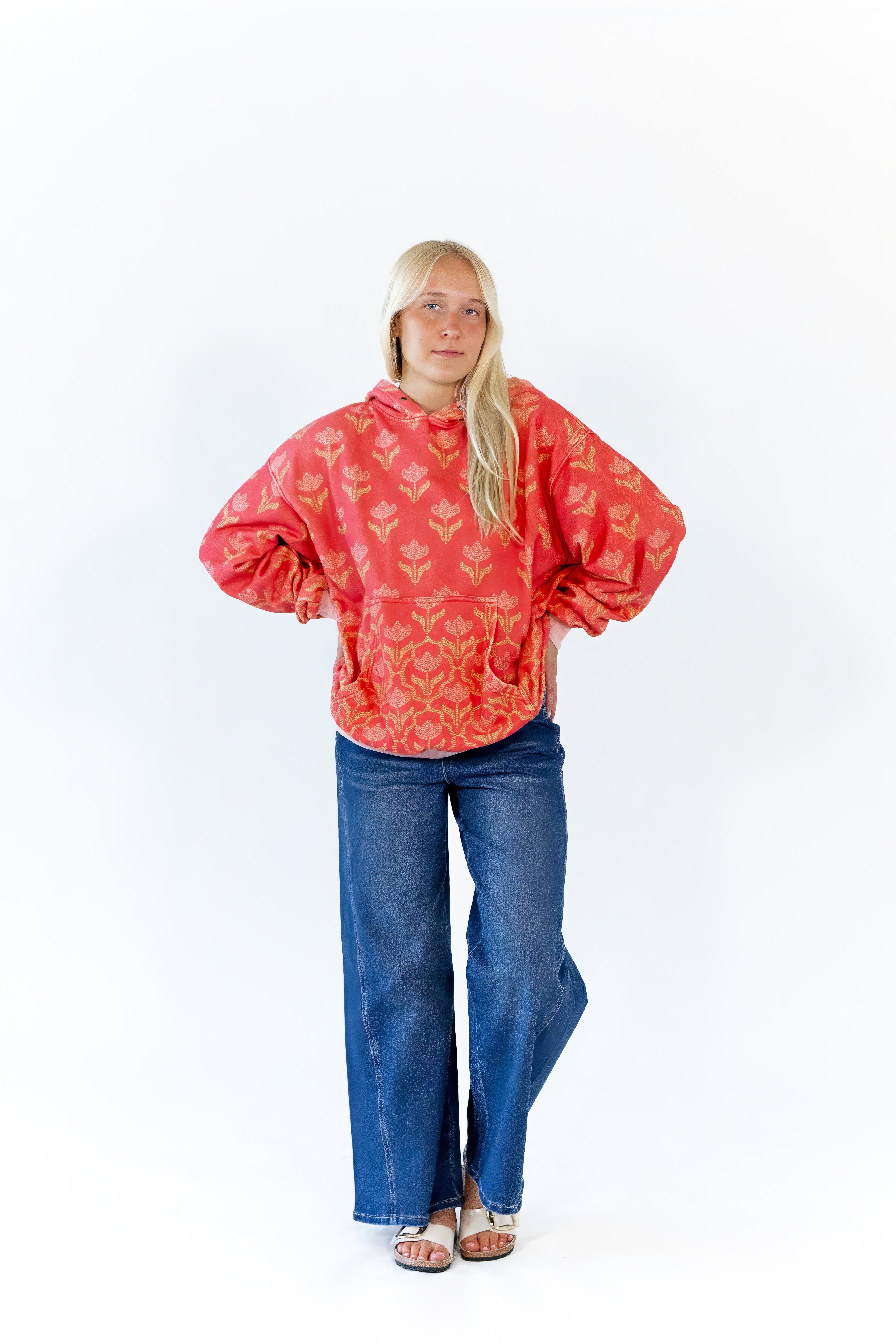 Zinnia Printed Hoodie