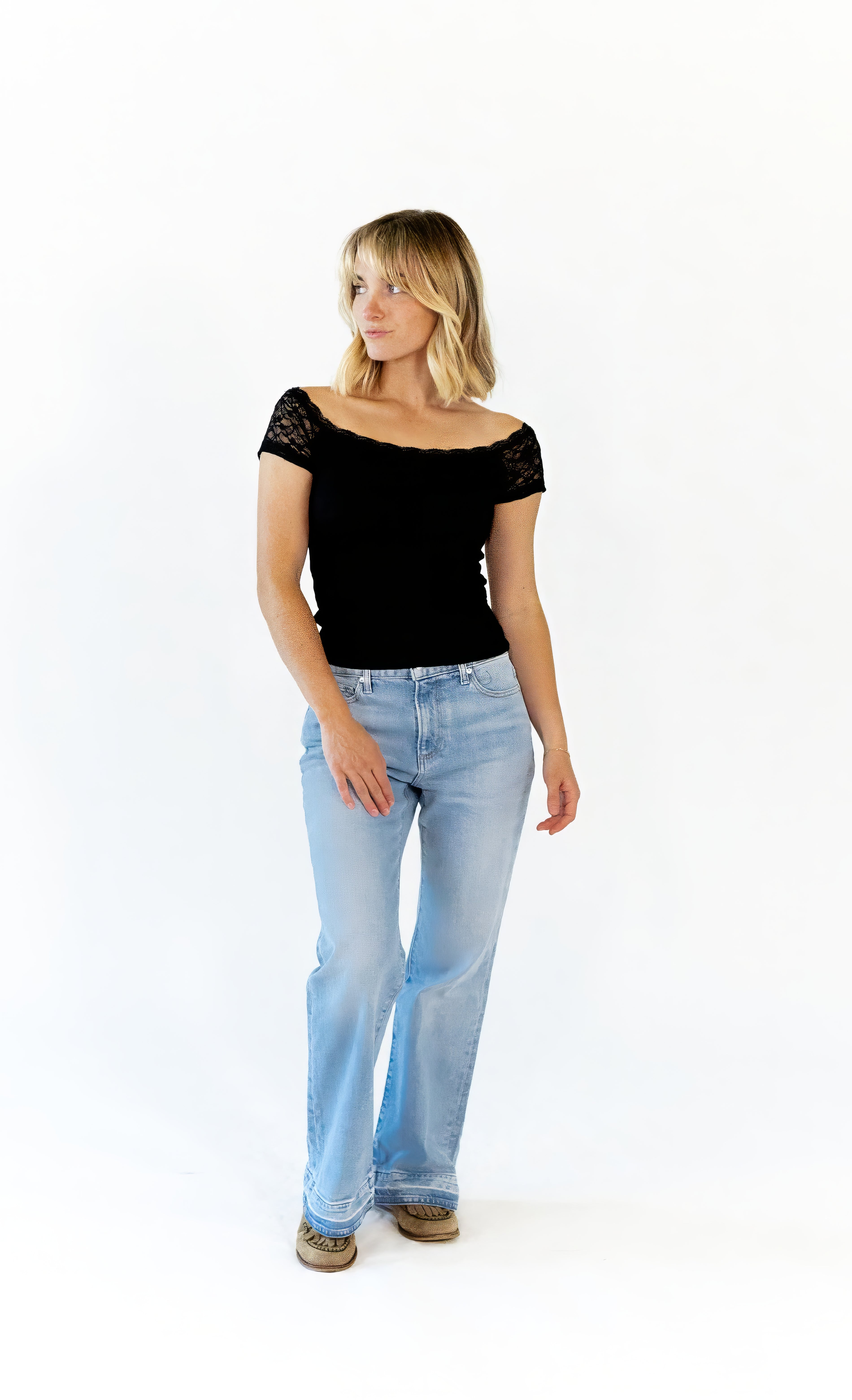 Blondie Lace Off-Shoulder Top