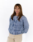 Jojo Ruched Denim Jacket